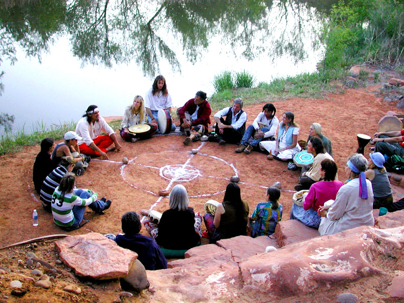 Cosmic Wheel of Destiny at Camp Avalon, Sedona.